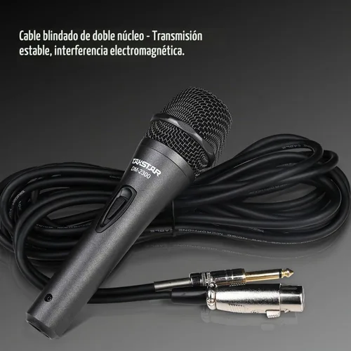 Vista 6 de TAKSTAR Micrófono vocal dinámico cardioide, micrófono de mano de escenario