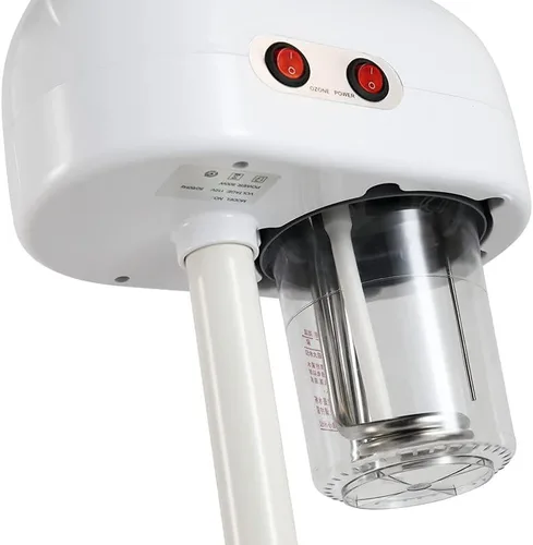 Vista 9 de Funnylife Vaporizador facial 2 en 1 con lámpara de aumento 5X, vaporizador facial de aromaterapia para salón de belleza en el hogar, cuidado