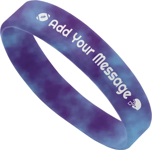 Vista 21 de 10-2000 piezas de pulseras de goma personalizadas con texto - Pulseras de silicona personalizadas a granel para conciencia, eventos, apoyo, regalos