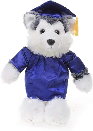Vista 24 de Plushland Peluche de animal, juguetes de 12 pulgadas, regalo para el día de graduación, lo mejor para cualquier graduado de escuela, 12 pulgadas