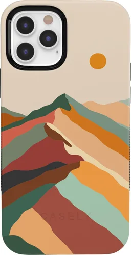 Vista 59 de Casely Funda para iPhone 12 Pro Max Always Vibing Retro Diseño protector audaz Diseño compatible con MagSafe