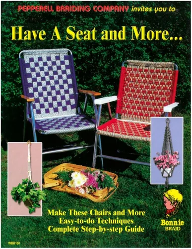 Vista 2 de Hang it Up and Have a Seat DIY Manualidades Tejiendo Nudo Macramé Libros (Paquete de 2, Incluye Ambos Libros)