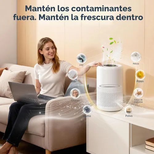 Vista 4 de Paquete de 2 filtros de repuesto Core 200S, compatibles con LEVOIT Core 200S Core 200S-P Smart WiFi purificador de aire, comparar la pieza # Core