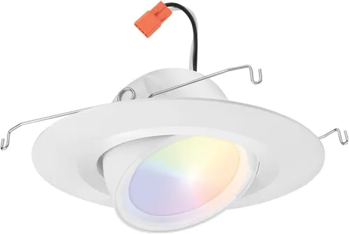 Vista 17 de Juno RB4SC RGBW MW M6 RetroBasics Retrofit Smart Downlight, conmutable, RGBW, 4 pulgadas, blanco mate