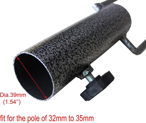 Vista 3 de AMMSUN Adjustable Portable Umbrella Base, Upgraded Heavy Duty Metal Holder-Stand-Sand Grass Auger,for Flag, Umbrella, Fishing Rod, Outdoor Park