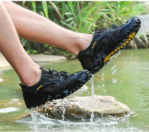 Vista 5 de YING LAN Zapatos de agua de secado rápido para hombres y mujeres, antideslizantes, para playa, natación, deportes acuáticos, buceo, vela, kayak