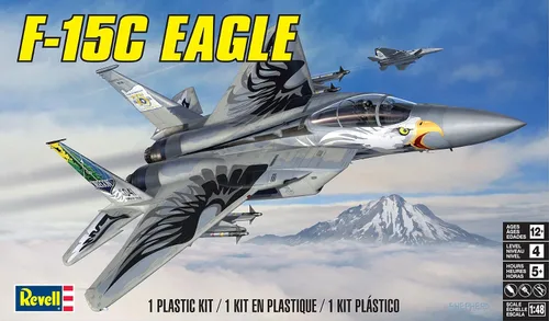 Vista 3 de Revell F-15C Eagle - Kit de modelo, color gris