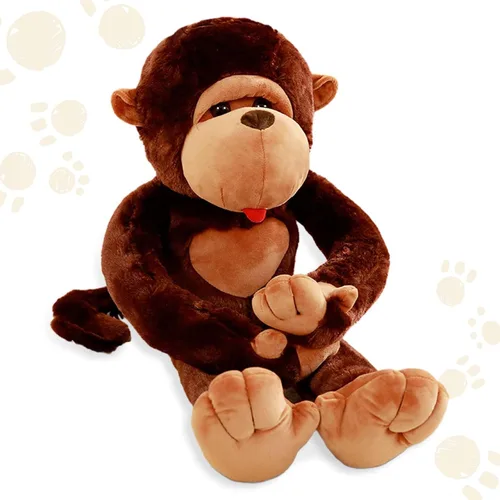 Vista 7 de Shappy Mono gigante de peluche de 31.5 pulgadas de gorila grande, juguete de peluche para baby shower, fiesta de cumpleaños, regalos para niños