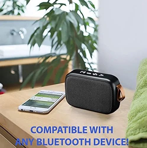 Vista 3 de Altavoz compatible con su Xiaomi Poco X3 Pro Diseño de tela 3W Playtime 6H Interior, Viaje al aire libre (rojo)