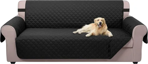 Vista 60 de U-NICE HOME Funda para sillón reclinable, reversible, con correas elásticas, resistente al agua, protege de perros y mascotas, sillón pequeño