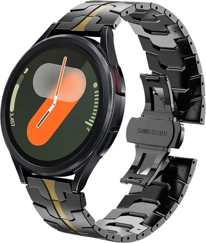 Vista 13 de WINGLE Bandas de metal para Samsung Galaxy Watch 7 6 5 4 Band Watch 6 Classic/5 Pro/4 Classic/FE Band Men 1.850 in 1.693 in 1.811 in 1.654 in 1.772
