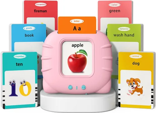 Vista 7 de Kidzdo - Juguetes de terapia del habla de bolsillo para niños pequeños - 254 palabras visuales parlantes con música, juguetes Montessori, juguetes