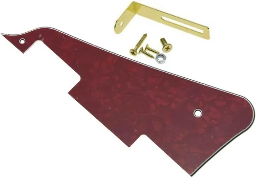 Vista 55 de Dopro Golpeador de guitarra LP con perla de abalone y soporte negro para Epi Les Paul