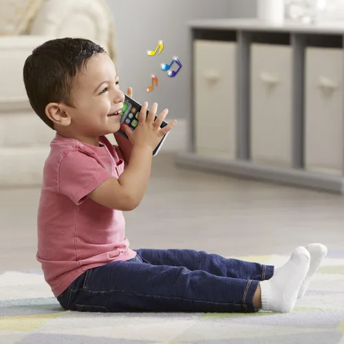 Vista 5 de LeapFrog Teléfono Emoji para chatear y contar, negro