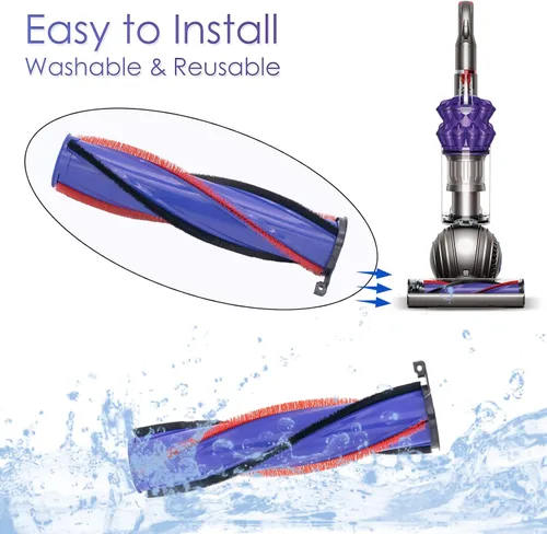 Vista 6 de ilovelife Rodillo de repuesto de piezas de vacío para Dyson DC50 Brushroll #964705-01, morado, solo se adapta a DC50 Allergy, DC50 Animal y DC50