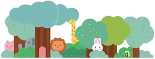 Vista 9 de Paneles de pared 3D 3D de dibujos animados, autoadhesivos anticolisión para niños, papel tapiz decorativo para pared, para el hogar, escuela, jardín