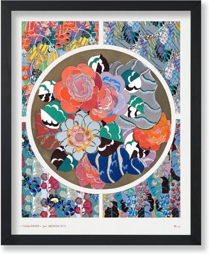 Vista 17 de Poster Master Póster clásico, impresión expresionista vintage, regalo para artistas, amigos, animales en un recinto, horquilla, abstracto, cubismo