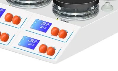 Vista 2 de Multi-Position Hotplate Magnetic Stirrer with Speed 50-2000RPM