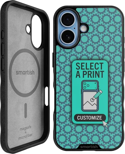 Vista 92 de Smartish® Funda delgada para iPhone 13 Pro - Gripmunk - [ligera + protectora] Funda de agarre fina - Black Tie Affair