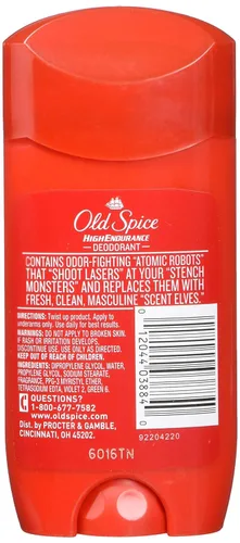 Vista 2 de Old Spice Desodorante sin aluminio para hombres, de alta resistencia fresca, 3.0 oz