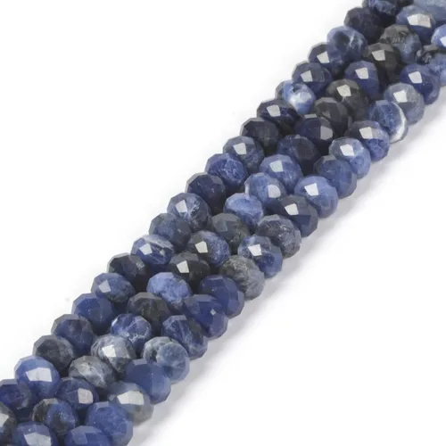 Vista 26 de 7 chakras piedras preciosas de 0.236 in de piedras preciosas facetadas Rondelle sueltas cuentas para hacer joyas DIY cuentas de 16 pulgadas