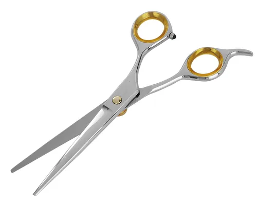 Vista 9 de SHARF Gold Touch Barber - Tijeras de peluquería de acero inoxidable japonés 440c de 6.5 pulgadas, tijeras de peluquero profesionales para hombres