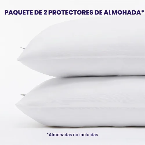 Vista 2 de Serta Power Chill - Protectores de almohada de enfriamiento, estándar/Queen
