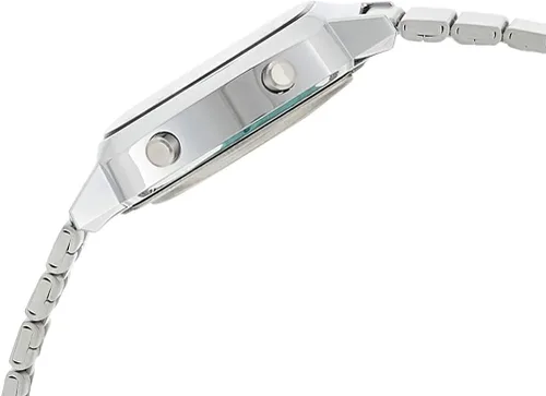 Vista 3 de Casio Reloj digital para mujer con pulsera de acero inoxidable LA670W Grisgris talla única Reloj de cuarzo digital