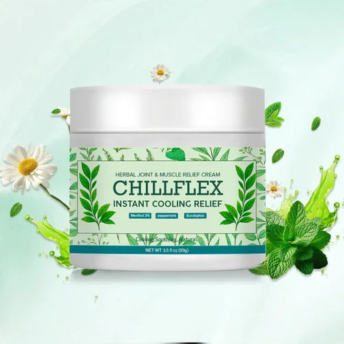Vista 7 de CHILLFLEX - Crema calmante de mentol, actividades articulares en todo el cuerpo, crema de alivio instantáneo para músculos, espalda, cuello, lumbares