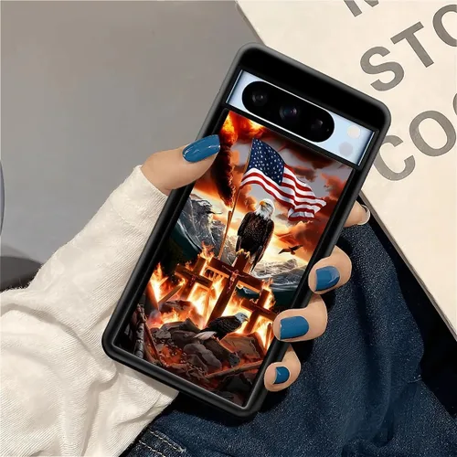 Vista 530 de Compatible con Google Pixel 4A 5G Mobile Case Creative Acrylic Panel trasero Silicona Protección Grip especialmente diseñado para Google Pixel 4A 5G