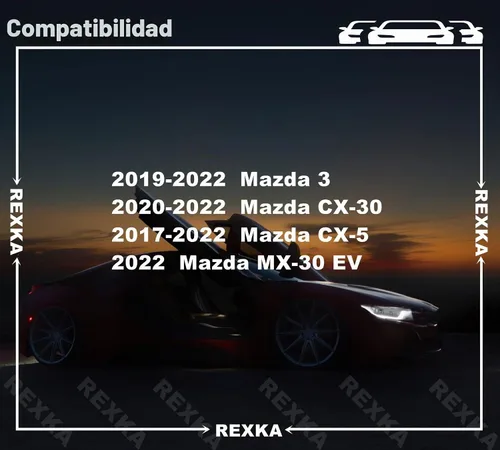 Vista 3 de Rexka Clip de retención de moldeo de apertura de rueda de 25 piezas KB8A-51-W24A compatible con Mazda 3, CX-30, CX-5