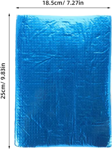 Vista 2 de PRETYZOOM 10 unids aislamiento autoadhesivo duradero amortiguamiento de sonido material escudo panel versátil para varios modelos fácil instalación