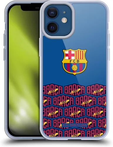 Vista 53 de Head Case Designs Funda de gel con licencia oficial del FC Barcelona con logotipo y patrón de Forca Barca [protección de grado militar] compatible