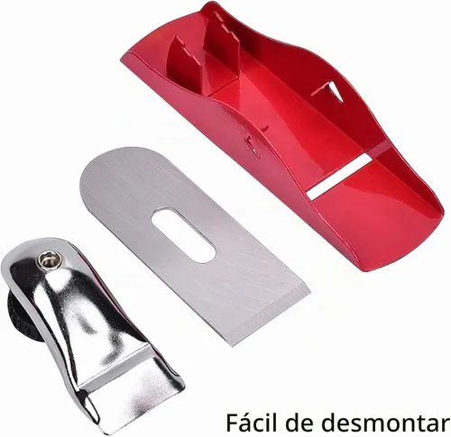 Vista 8 de Mini cepilladora de madera ajustable de 3-1/2 pulgadas, mini cepilladora de mano para carpintería, plano de bloque, avión de mano pequeño