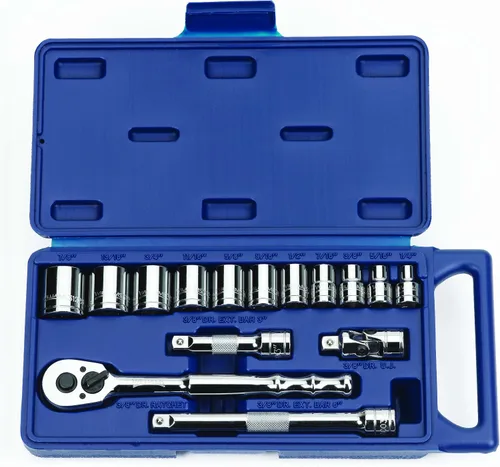 Vista 2 de Williams JHW50663 Juego de herramientas de 15 piezas de 3/8 pulgadas con caja compacta - SAE de 6 puntos