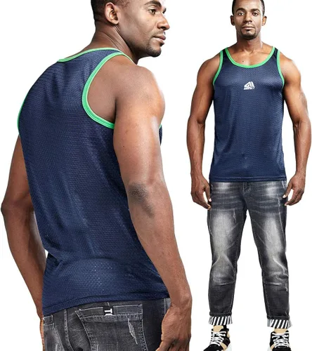 Vista 2 de AIMPACT Camiseta sin mangas de entrenamiento atlético para hombre 1