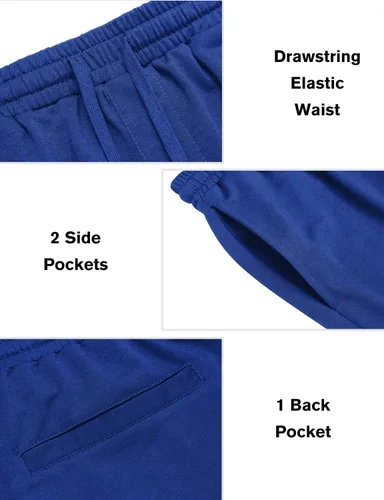 Vista 6 de COOFANDY Conjunto deportivo de 2 piezas con capucha para hombre, manga corta, casual, deportivo, con capucha y pantalones cortos