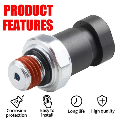 Vista 6 de Interruptor de sensor de presión de aceite D1843A, compatible con Chevy Equinox Colorado Trailblazer Traverse Impala Cadillac SRX XTS Buick Enclave