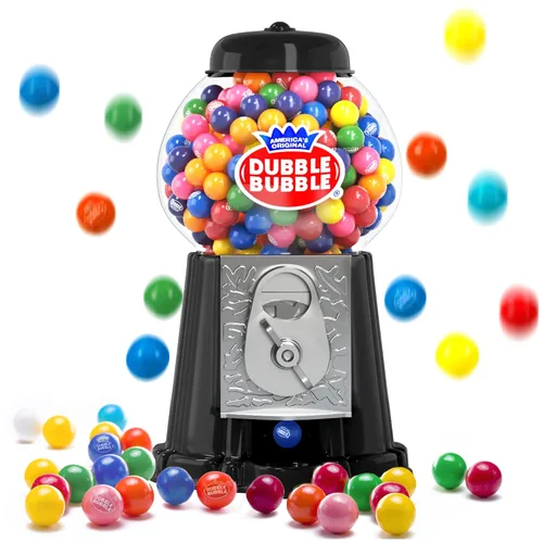 Vista 9 de Máquina de Chicles Caramelos de Halloween - para Niños 8.5" - Banco de Juguete Operado con Monedas - Máquina de Chicle Dubble Bubble Estilo Clásico
