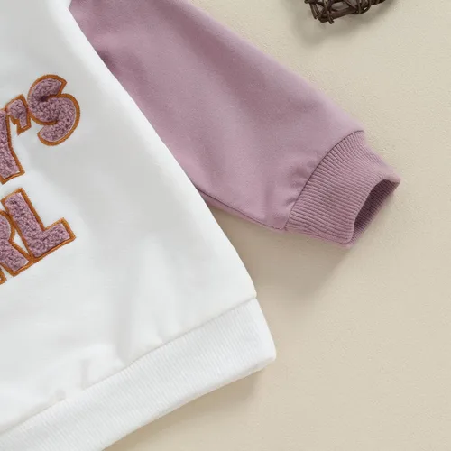 Vista 6 de Conjunto de sudadera con letras de leopardo para recién nacido, ropa de otoño e invierno