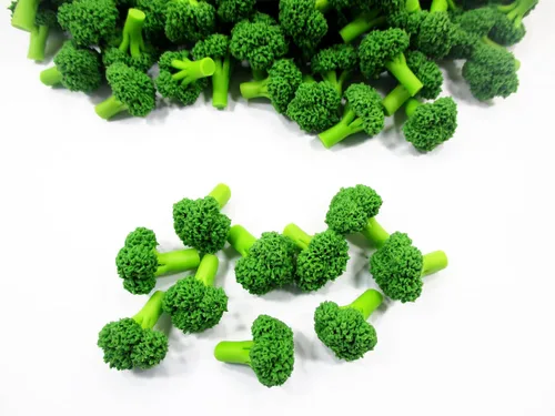 Vista 3 de 1:6 10 Ensalada de brócoli verde suelto en miniatura vegetal 12227