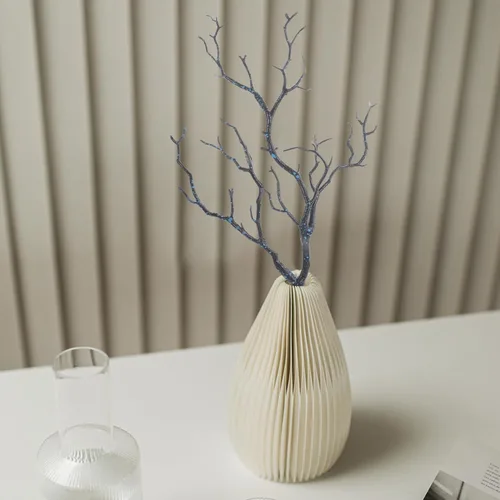 Vista 6 de ABOOFAN 4 piezas de ramas de sauce artificiales rizadas para Halloween, oscuridad, bruja cornamenta, diadema decorativa, ramas de árbol seco
