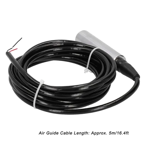 Vista 4 de Transmisor de nivel líquido YB2JF, detector de sensor de nivel de agua de cable de 0.0-32.8 ft 1232VDC 420mA para monitoreo de nivel de agua