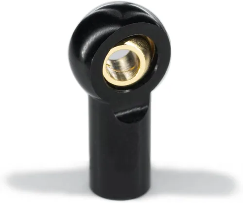 Vista 3 de [20 piezas] M3 RC, extremos de varilla de rótula M3 de aleación de aluminio CNC con bola de cobre chapada en oro, extremos de enlace de precisión