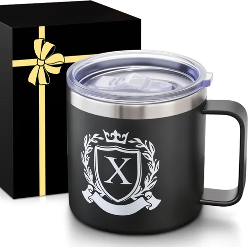 Vista 10 de MNZZ Taza de Café Aislada Personalizada de 14 Oz de Acero Inoxidable a Prueba de Fugas Taza de Agua Grande Pesada Taza Cafe Accesorios de Viaje