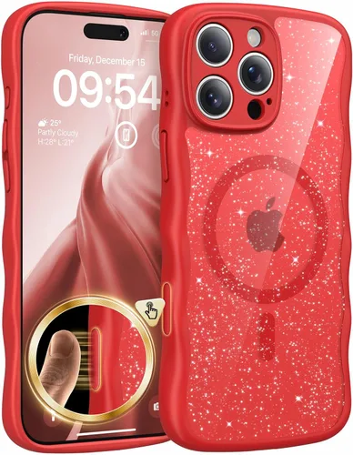 Vista 26 de TAURI Funda para iPhone 16 para mujeres y niñas, con control de cámara, [compatible con Masafe], funda Wave para iPhone 16 de 6.1 pulgadas