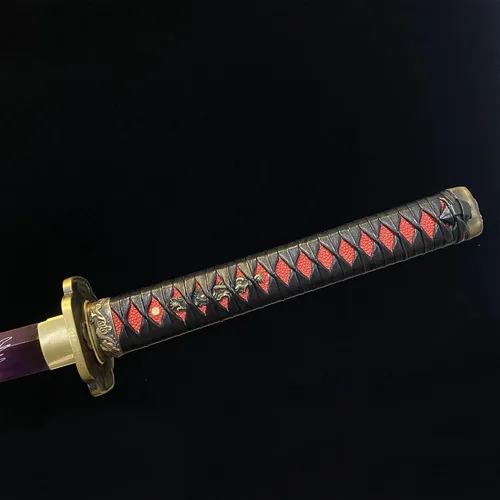 Vista 6 de 9260 Primavera Acero Afilado Hecho A Mano Espada Katana Espada Real Japonesa Samurai Espada Espada Espada Completa Espiga