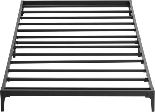 Vista 9 de GAOMON Base de cama matrimonial baja de 6 pulgadas, plataforma de metal resistente, listones de acero resistente, no necesita somier, fácil montaje