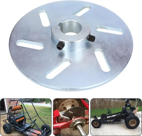 Vista 4 de GREHUA Kit de Frenos para Go Kart Compatible con Yerf-Dog Manco 9598 9597 ASW Bristers Airheart MB-1, Pinza de Freno de Disco Mecánica con Soporte
