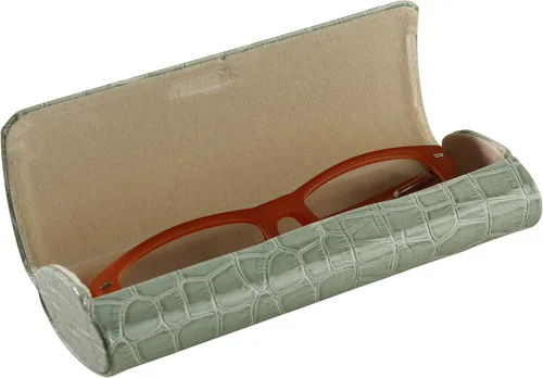 Vista 41 de Ron's Optical Clamshell - Funda rígida para lentes de lectores de marcos pequeños a medianos para mujeres y hombres